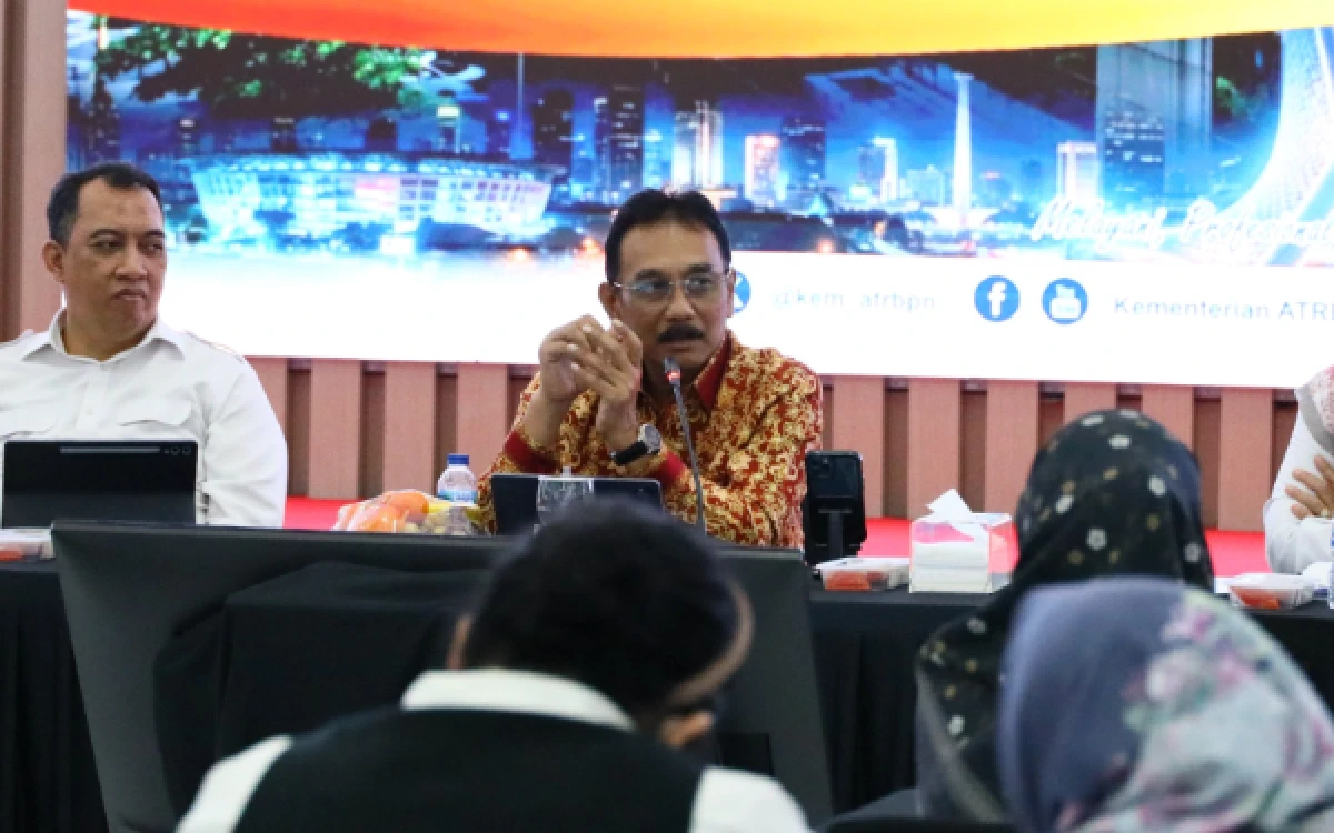 Thumbnail Sekjen ATR/BPN Imbau Jajaran Satukan Visi Dukung Transformasi Layanan