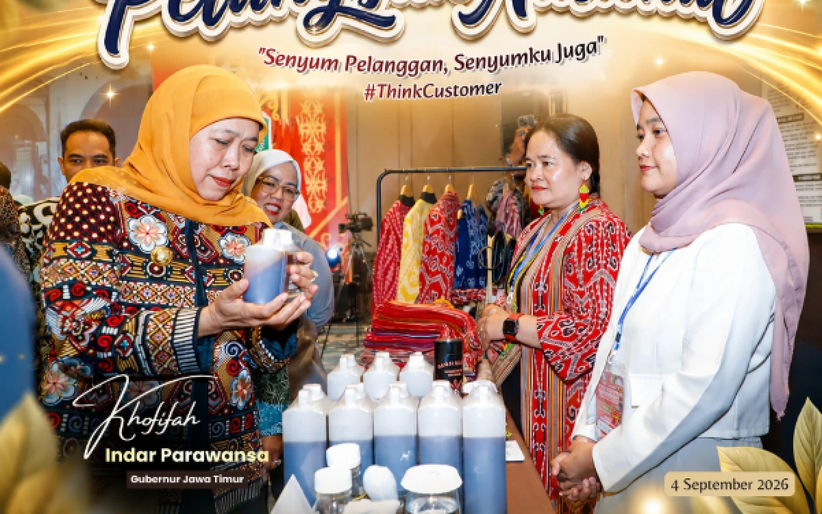 Thumbnail Berita - Hari Pelanggan Nasional 2026, Gubernur Khofifah Dorong Pelayanan Berorientasi Konsumen