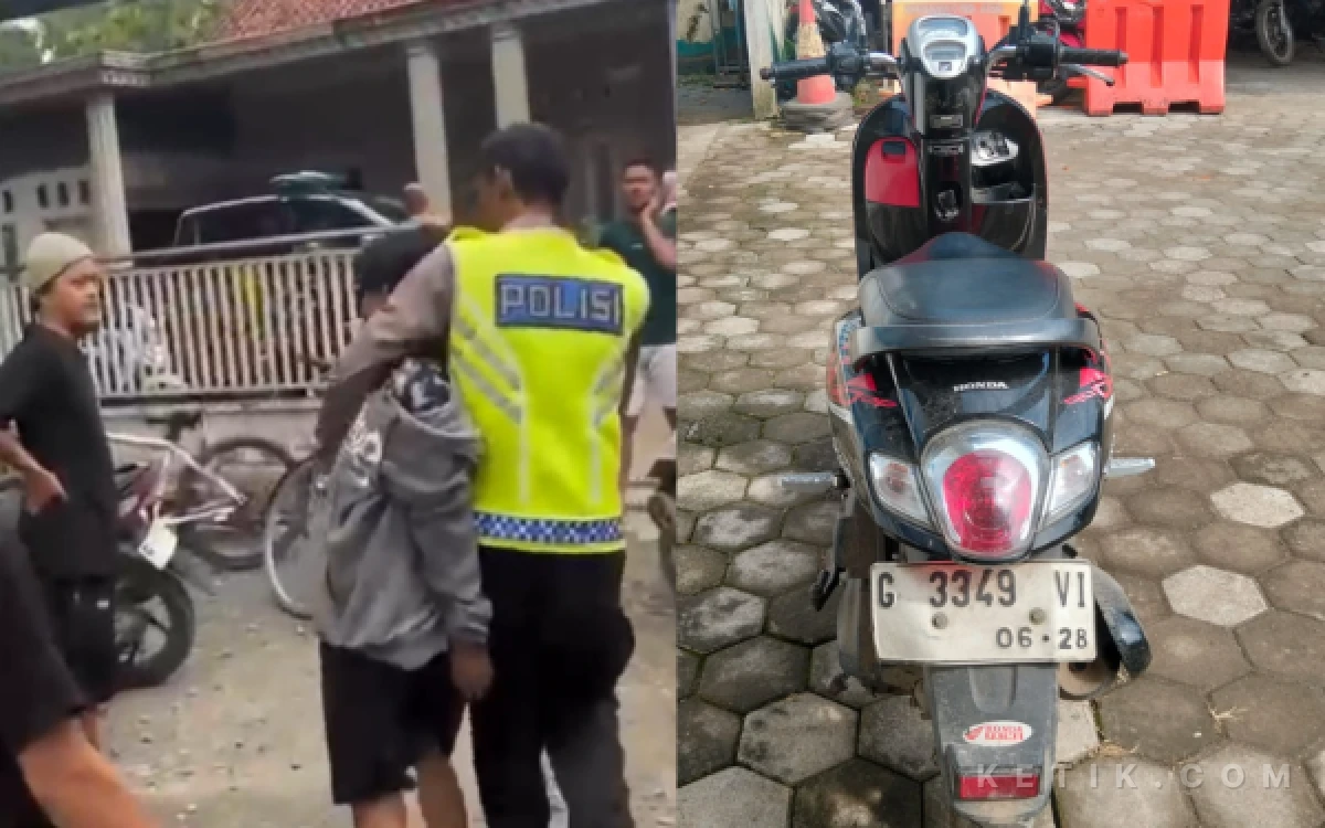 Thumbnail Berita - Diduga Curi Motor di Desa Pecangakan, Pelajar Asal Ulujami Pemalang Diamankan Polisi