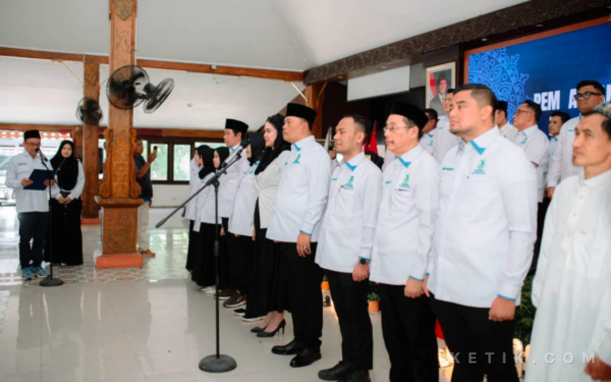 Foto Prosesi Pelantikan Gapembi Kabupaten Probolinggo di Pendopo Bupati Probolinggo, Senin, 20 Juli 2026.