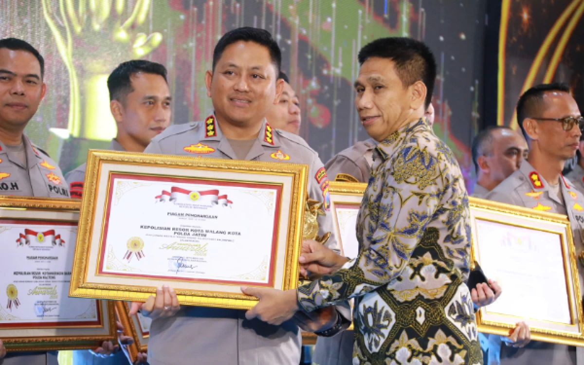 Thumbnail Berita - Torehkan Prestasi Nasional, Polresta Malang Kota Raih Penghargaan Kompolnas Awards 2026