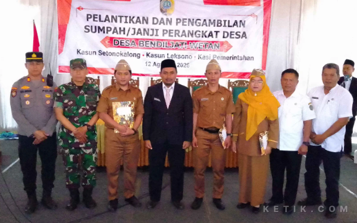 Thumbnail Berita - Tiga Perangkat Desa Baru Dilantik, Bendiljati Wetan Perkuat Pelayanan Masyarakat