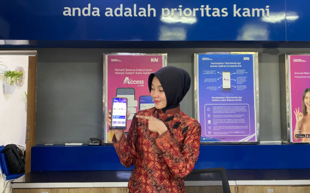 Thumbnail Berita - KAI Daop 7 Madiun Kenalkan Fitur Baru Access by KAI, Bikin Pesan Tiket Kereta Makin Kilat