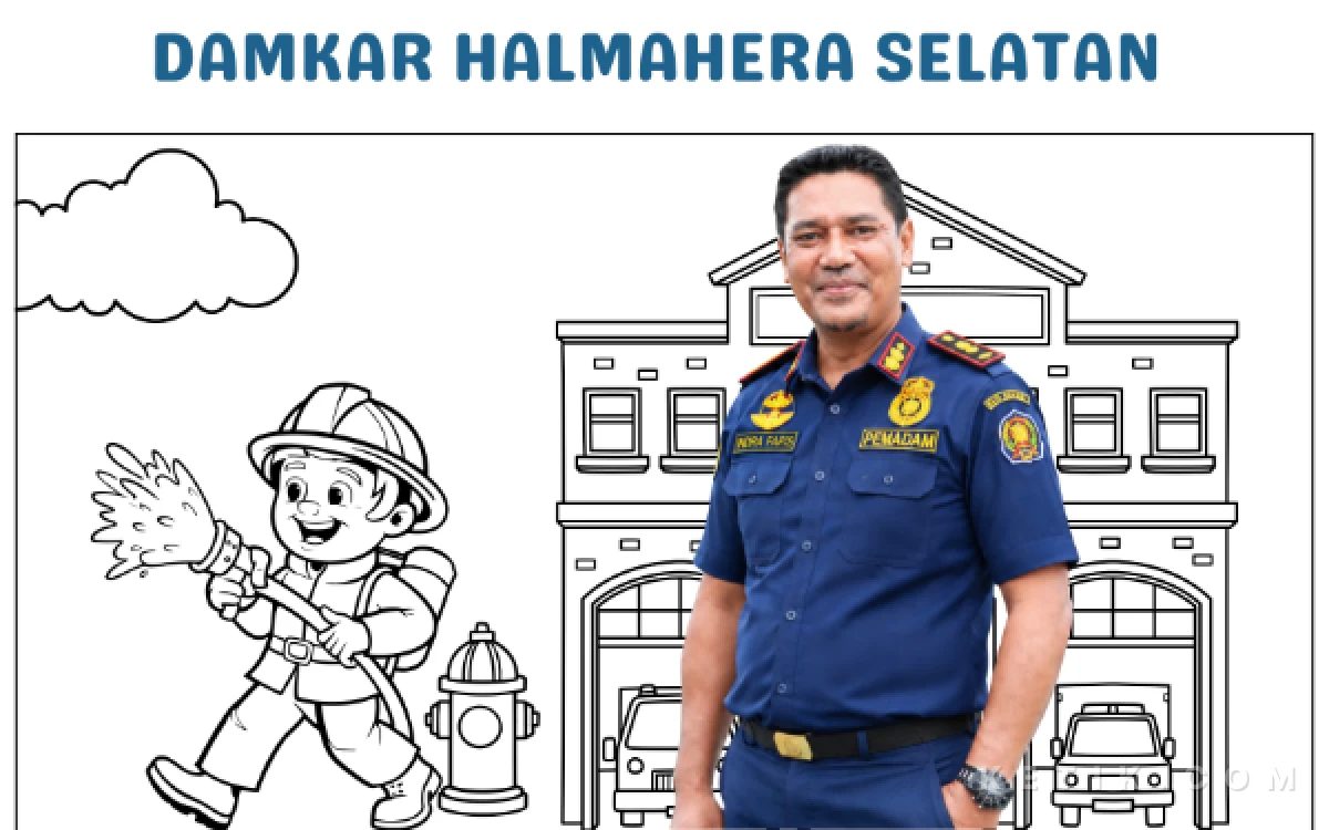 Thumbnail Berita - Kemarau Picu Risiko Kebakaran, Damkar Halmahera Selatan Ingatkan Warga