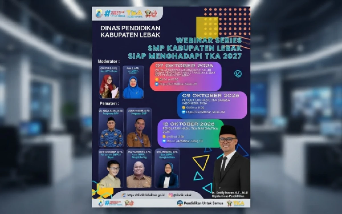 Thumbnail Berita - Dinas Pendidikan Lebak Siapkan SMP Hadapi TKA 2027
