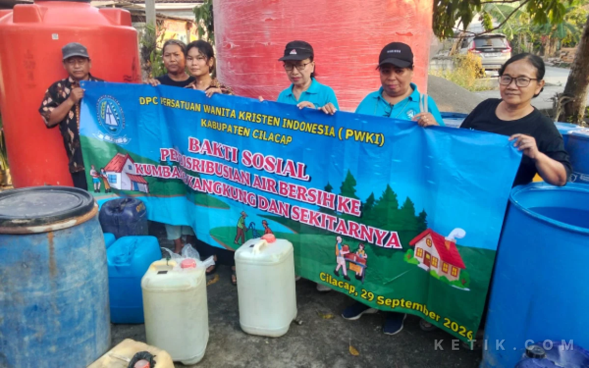 Thumbnail Berita - DPC PWKI Cilacap Salurkan Bantuan 8.000 Liter Air Bersih ke Wilayah Kubangkangkung Kawunganten
