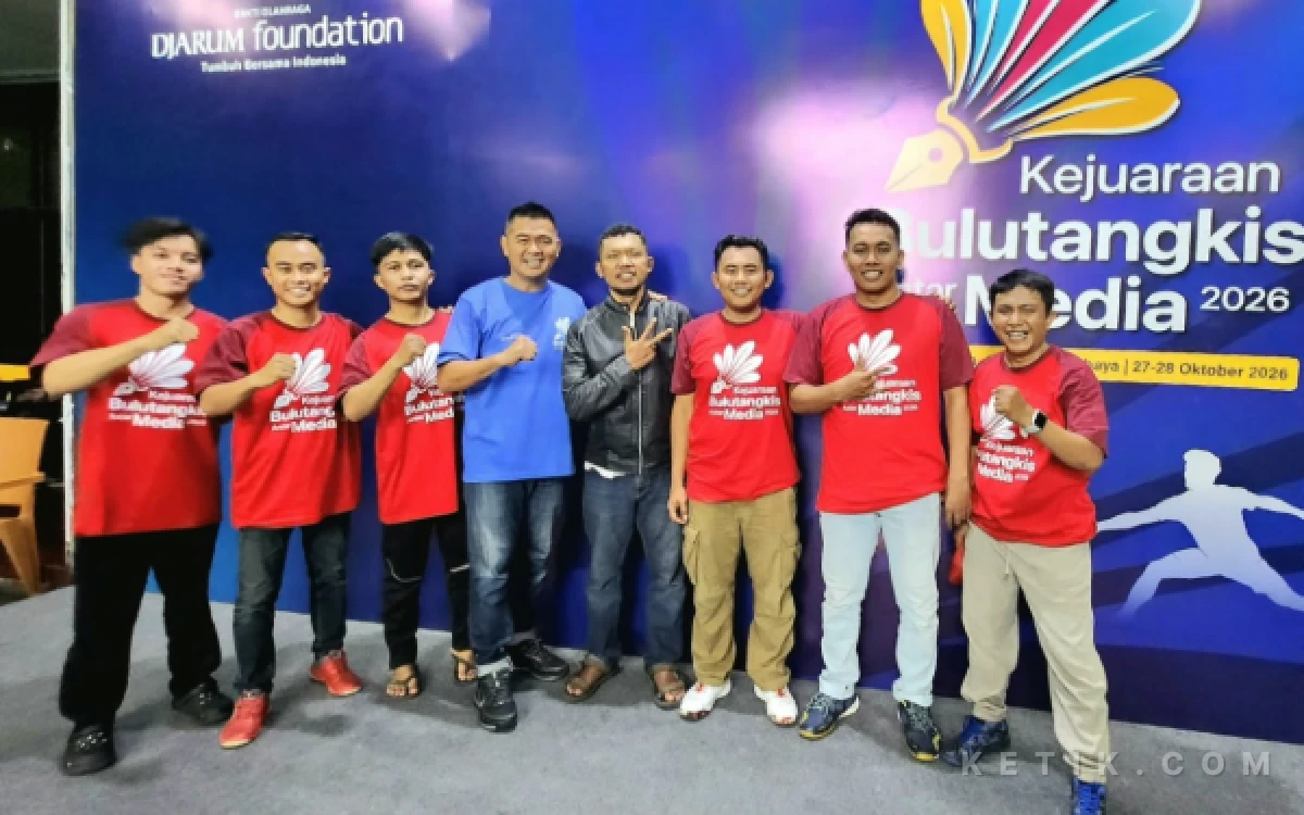 Thumbnail Berita - Ketik Media Turunkan 6 Pemain di Turnamen Kejuaraan Bulu Tangkis Antar Media 2026