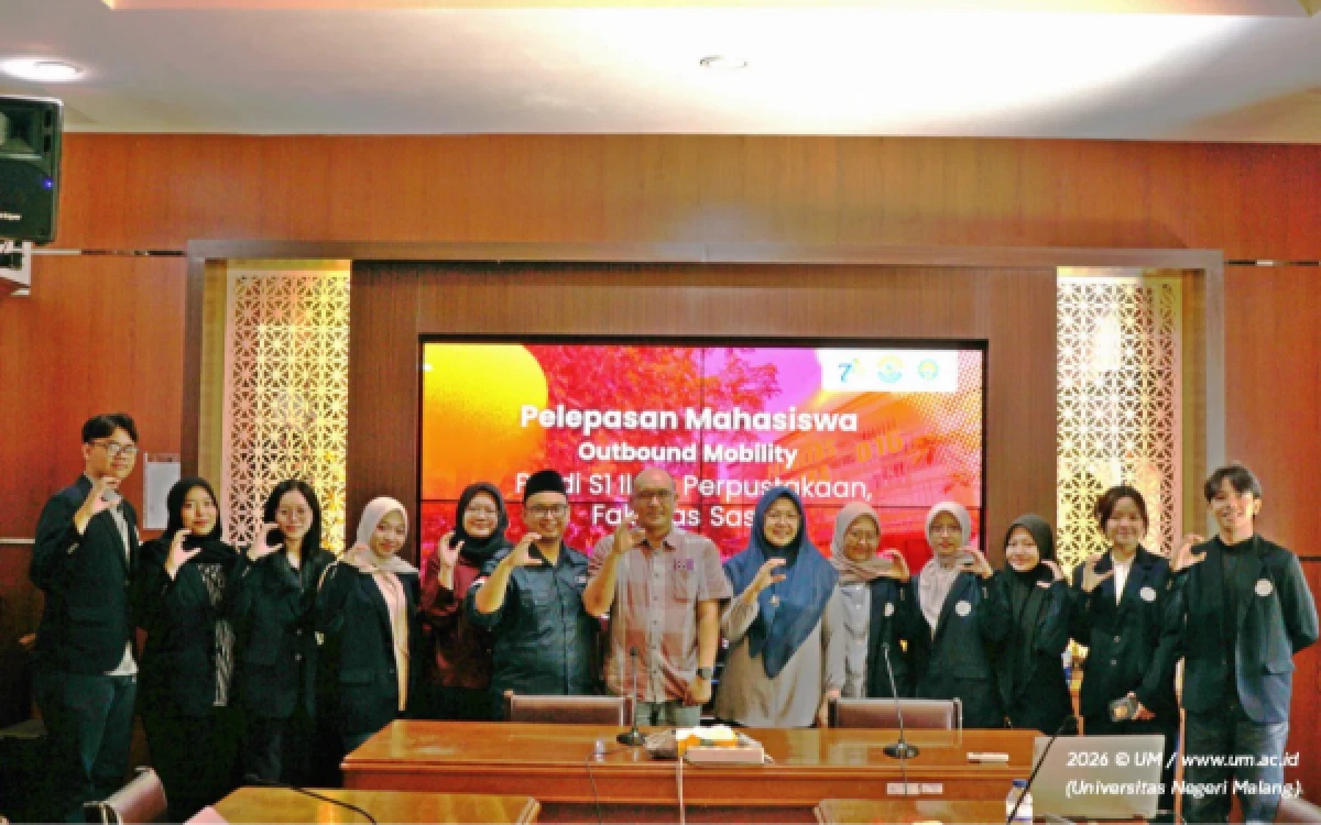 Thumbnail Berita - FS UM Kirim 11 Mahasiswa Ilmu Perpustakaan Ikuti Student Mobility ke Malaysia