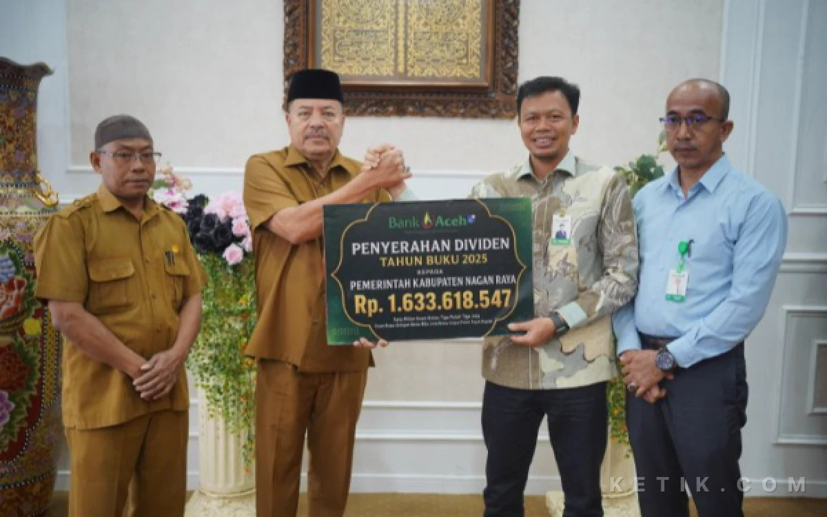 Thumbnail Pemkab Nagan Raya Terima Dividen Rp1,63 Miliar dan Dana Zakat Rp400 Juta dari BAS