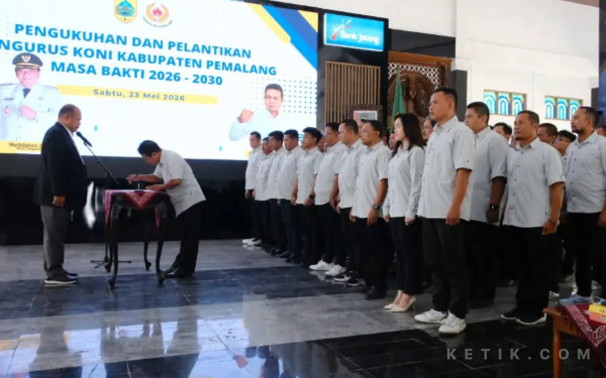 Thumbnail Berita - KONI Pemalang 2026-2030 Resmi Dilantik, Target Tembus 10 Besar Porprov Jateng