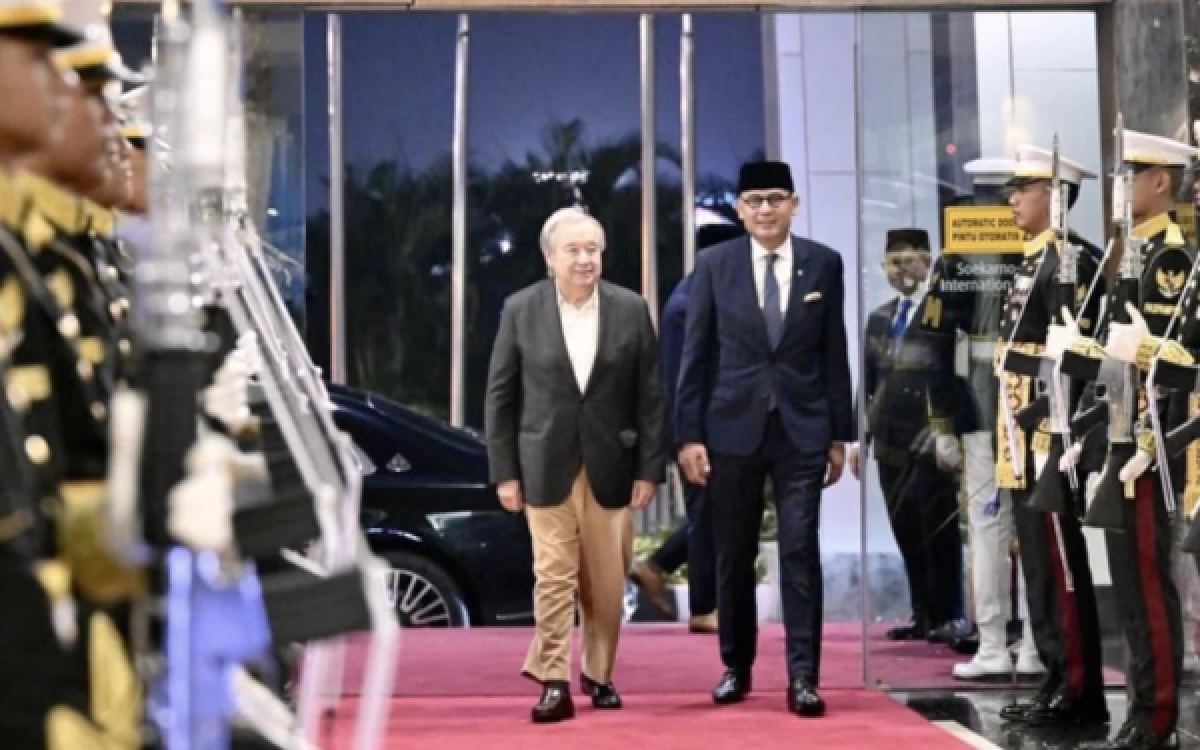 Thumbnail Berita - Sekjen PBB Antonio Guterres Tiba di RI, Bakal Bertemu Presiden Prabowo