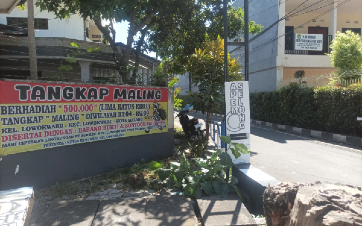 Thumbnail Berita - Sering Jadi Sasaran Curanmor, RT di Kota Malang Buat Sayembara Berhadiah Tangkap Maling