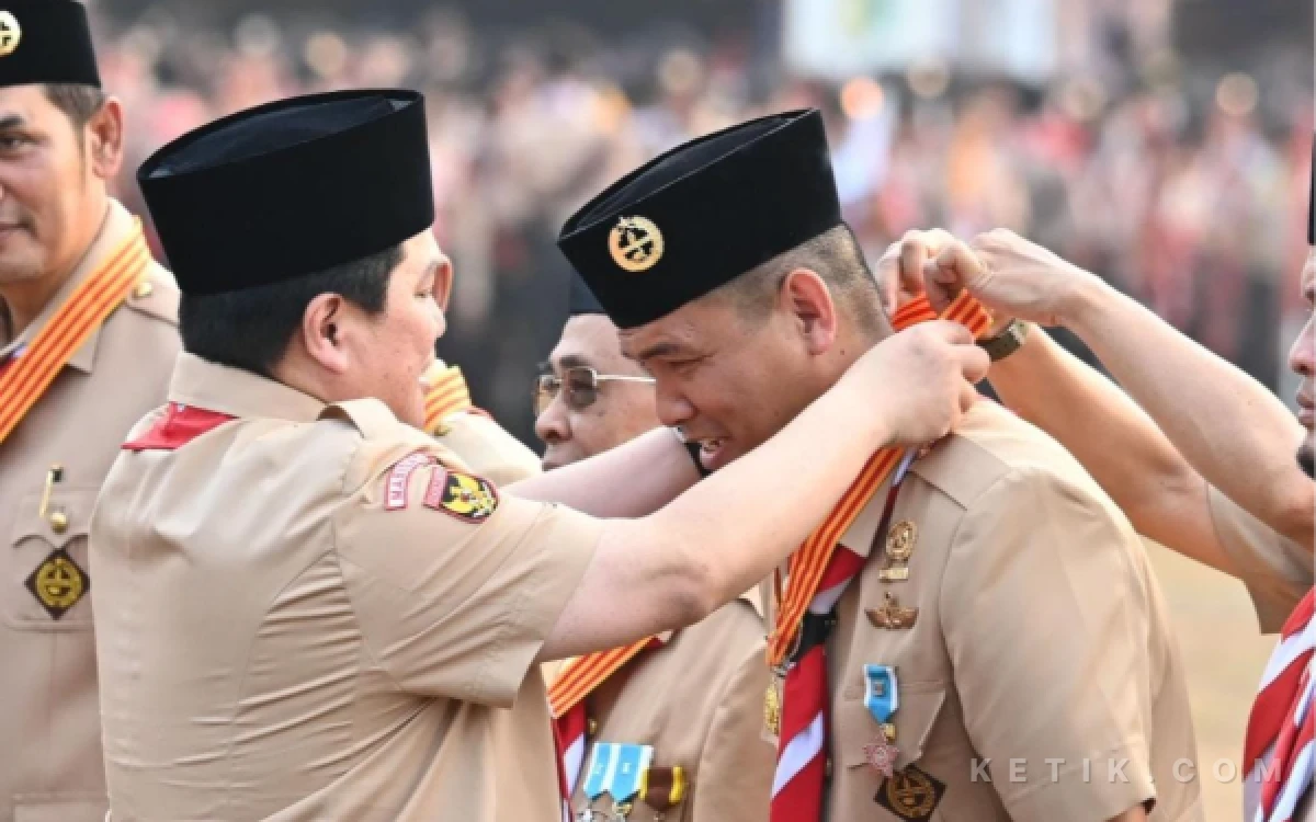 Thumbnail Berita - Istimewa! Kiagus Firdaus Raih Penghargaan Lencana Melati di Opening Jambore Nasional 2026