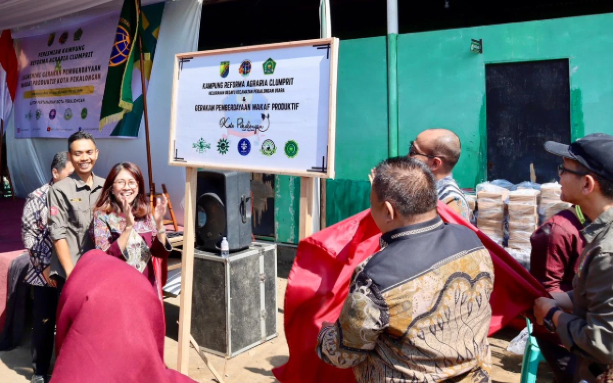 Kampung Reforma Agraria Clumprit di Pekalongan Diresmikan