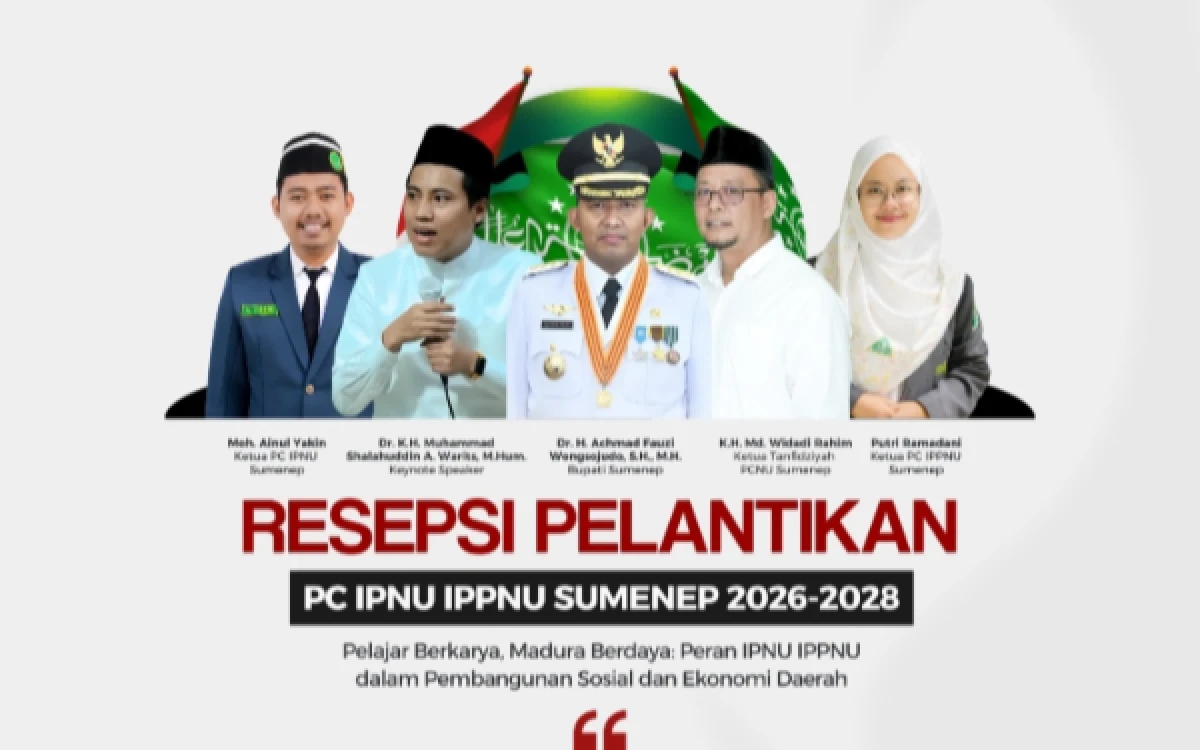 Thumbnail Berita - IPNU dan IPPNU Sumenep Dilantik Bersama, Menantu Gus Dur Jadi  Keynote Speaker