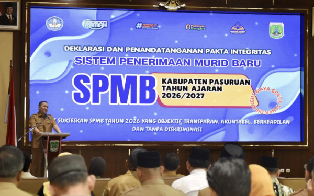 Thumbnail Berita - Bupati Pasuruan Tanda Tangani Deklarasi SPMB 2026, Komitmen Transparan, Adil, dan Bebas Diskriminasi
