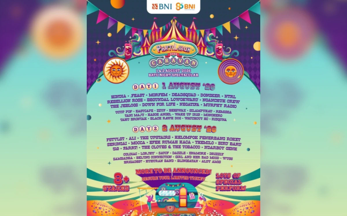 Thumbnail Berita - Tiket Hampir Habis! Hindia, Fest hingga FSTVLST Ramaikan Partilibur Caravan 2026 di BNS Kota Batu
