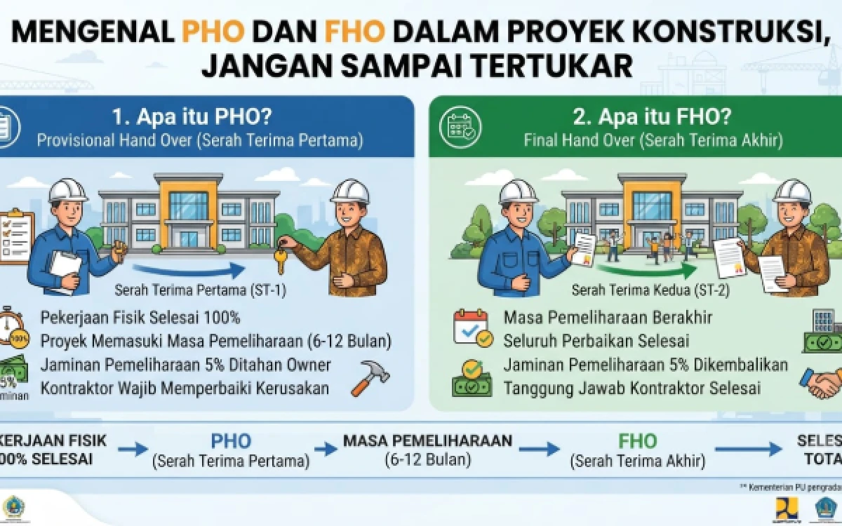 Thumbnail Berita - Mengenal PHO dan FHO dalam Proyek Konstruksi, Jangan Sampai Tertukar