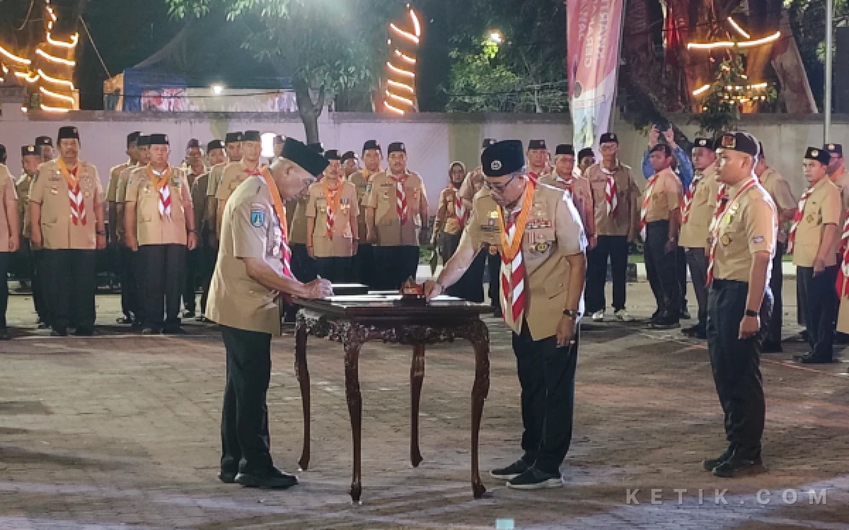 Thumbnail Berita - Ketua Kwarda Pramuka Jatim Lantik Ketua Badan Kelengkapan Masa Bakti 2025-2030, Ini Daftar Lengkapnya