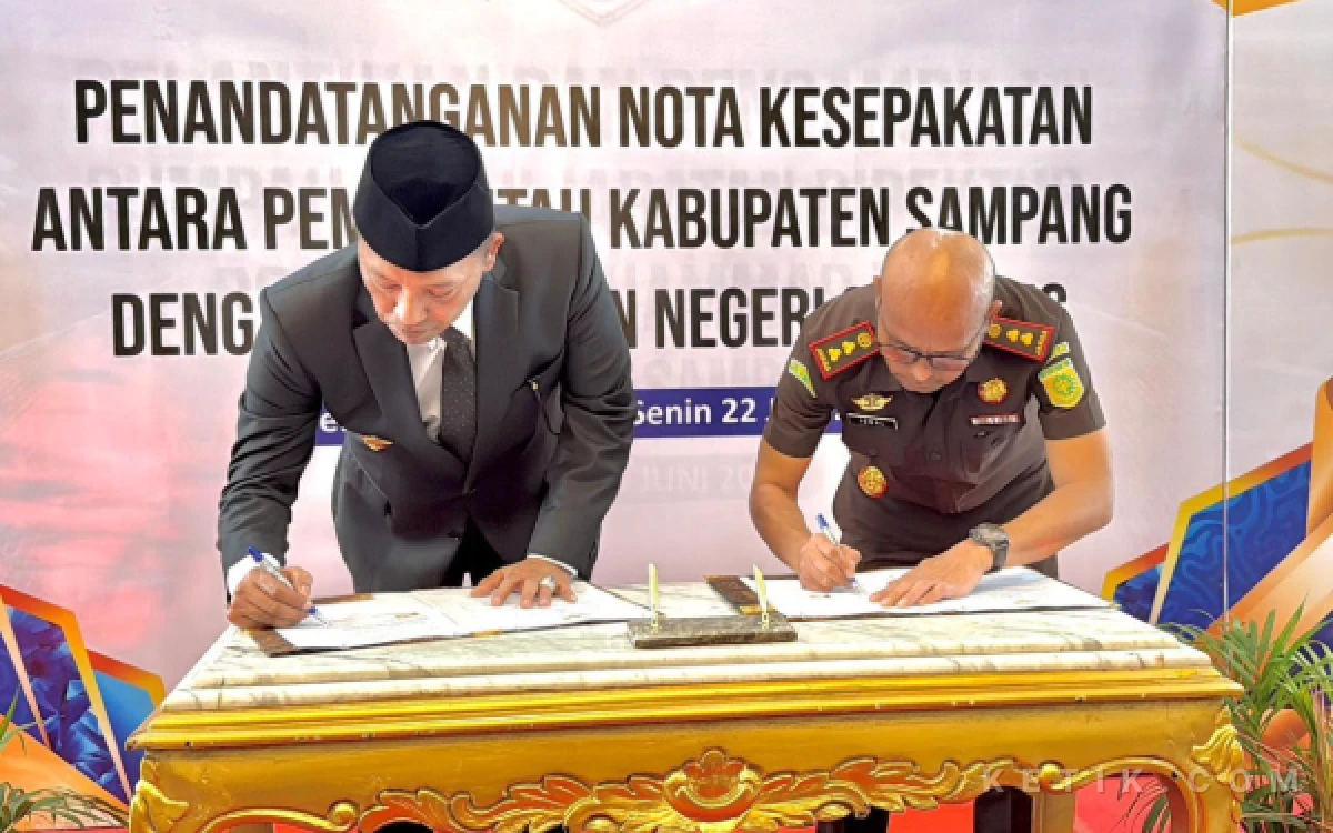 Thumbnail Berita - Kejari Sampang dan Pemkab Teken Nota Kesepahaman, Perkuat Pendampingan Hukum Bidang Perdata dan TUN