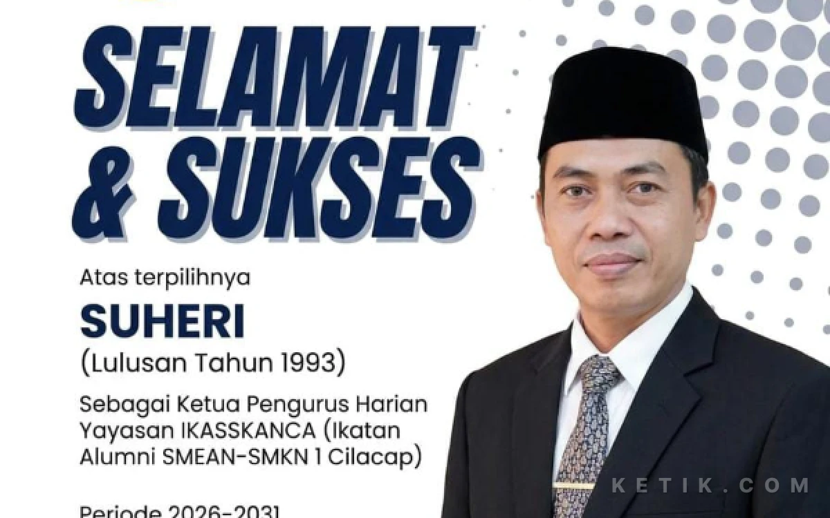 Thumbnail Berita - Suheri Pimpin IKASSKANCA Cilacap Periode 2025–2030, Siapkan Program Kolaborasi Alumni