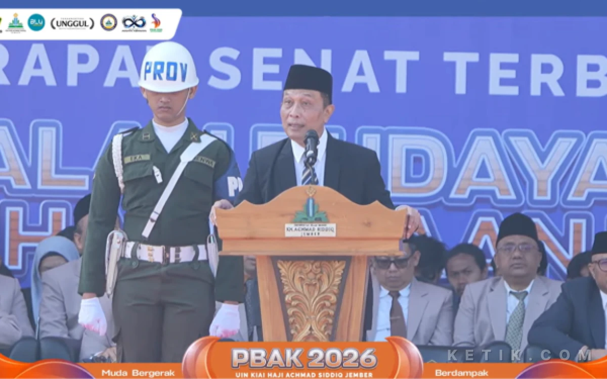 Thumbnail Berita - Dari 8.000 Pendaftar, 2.235 Terpilih! Plt Rektor UIN KHAS Jember Titip Pesan Tegas Ini