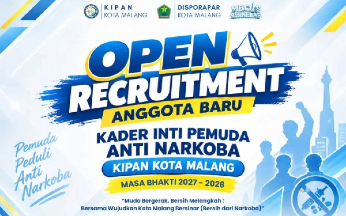 Thumbnail Berita - Gratis! KIPAN Kota Malang Buka Rekrutmen Anggota 2027-2028, Ini Syaratnya
