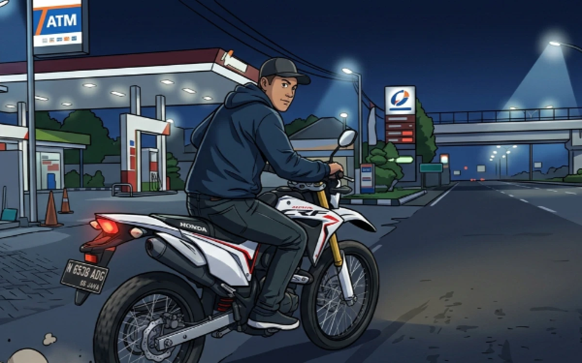 Thumbnail Berita - Niat Menolong, Pemuda Jodipan Malang Malah Kehilangan Honda CRF