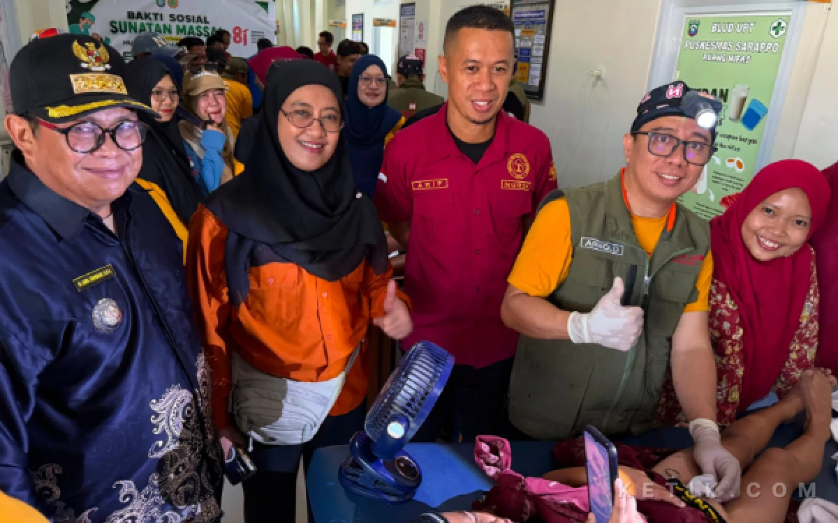 Thumbnail Berita - Dari Pulau Sarappo Pangkep Sulsel, Semangat Kemerdekaan HUT ke-81 RI Hadir Lewat Sunatan Massal dan Layanan Kesehatan Gratis Digelar PPNI