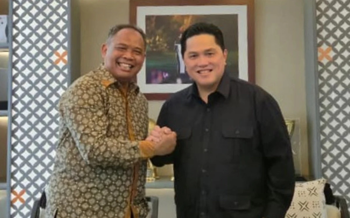 Thumbnail Berita - Temui Erick Thohir, Bupati Sleman Usul Revitalisasi Stadion Tridadi Jadi Berstandar Nasional
