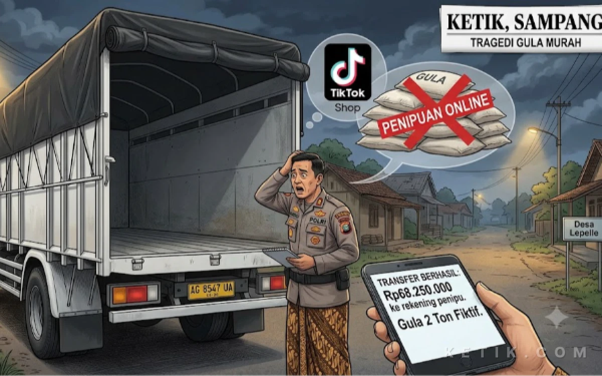 Thumbnail Berita - Tergiur Gula Murah di TikTok Shop, Warga Robatal Sampang Tertipu Order Fiktif Rp68,25 Juta
