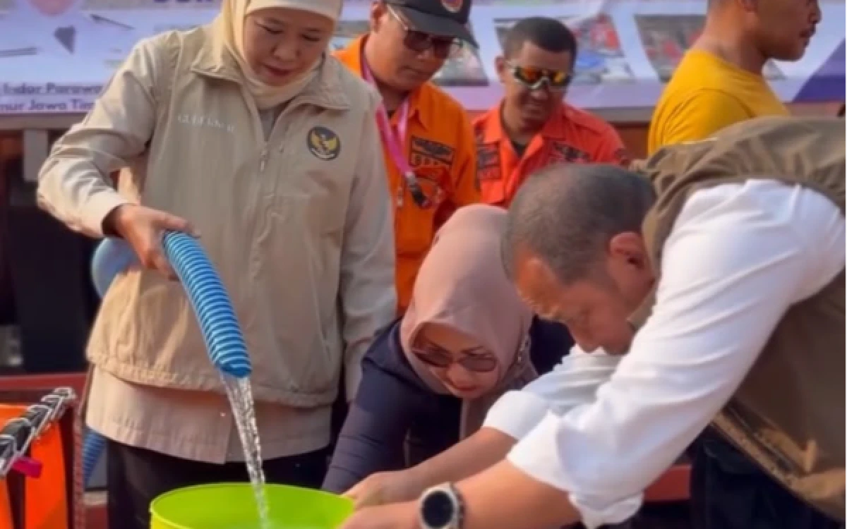 Thumbnail Berita - Penanganan Kekeringan Terus Berlanjut, Bantuan Air Bersih Disalurkan di Sejumlah Daerah Jatim