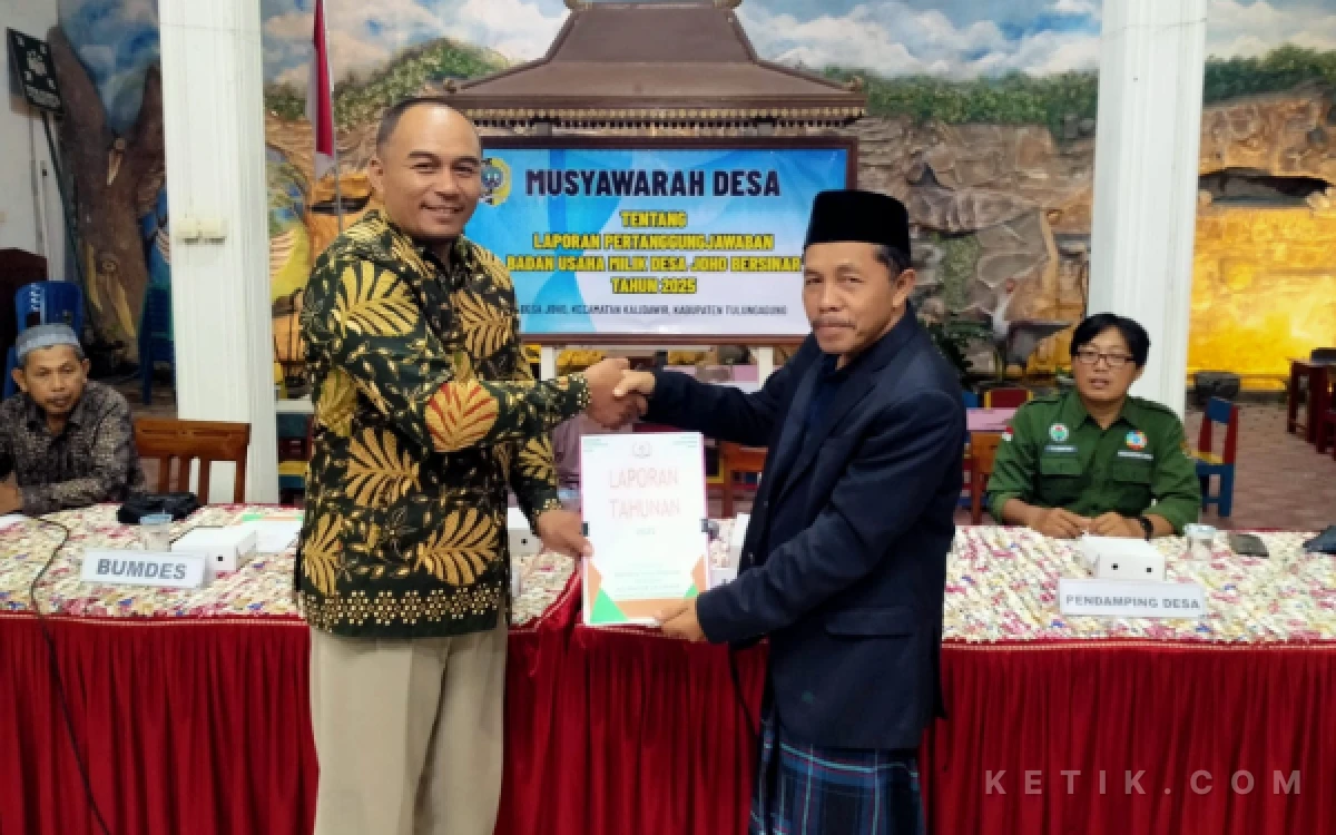 Thumbnail Berita - Transparansi Jadi Kunci, BUMDes Joho Bersinar di Tulungagung Gelar Musdes LPJ Tahun Buku 2025