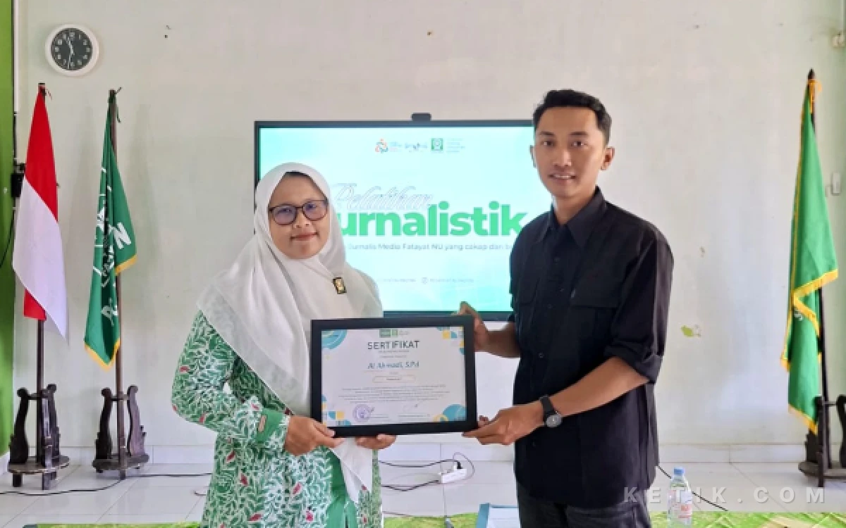 Thumbnail Berita - Gandeng Ketik, Fatayat NU Pacitan Latih Kreator Dakwah Menyejukkan Lewat Pelatihan Jurnalistik