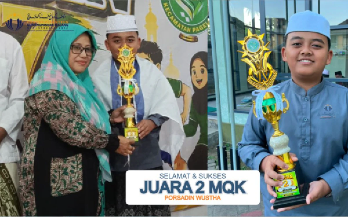 Thumbnail Berita - Baru Setahun Mondok, Santri Gunungpandak Langsung Sabet Juara 2 MQK Tingkat Kecamatan