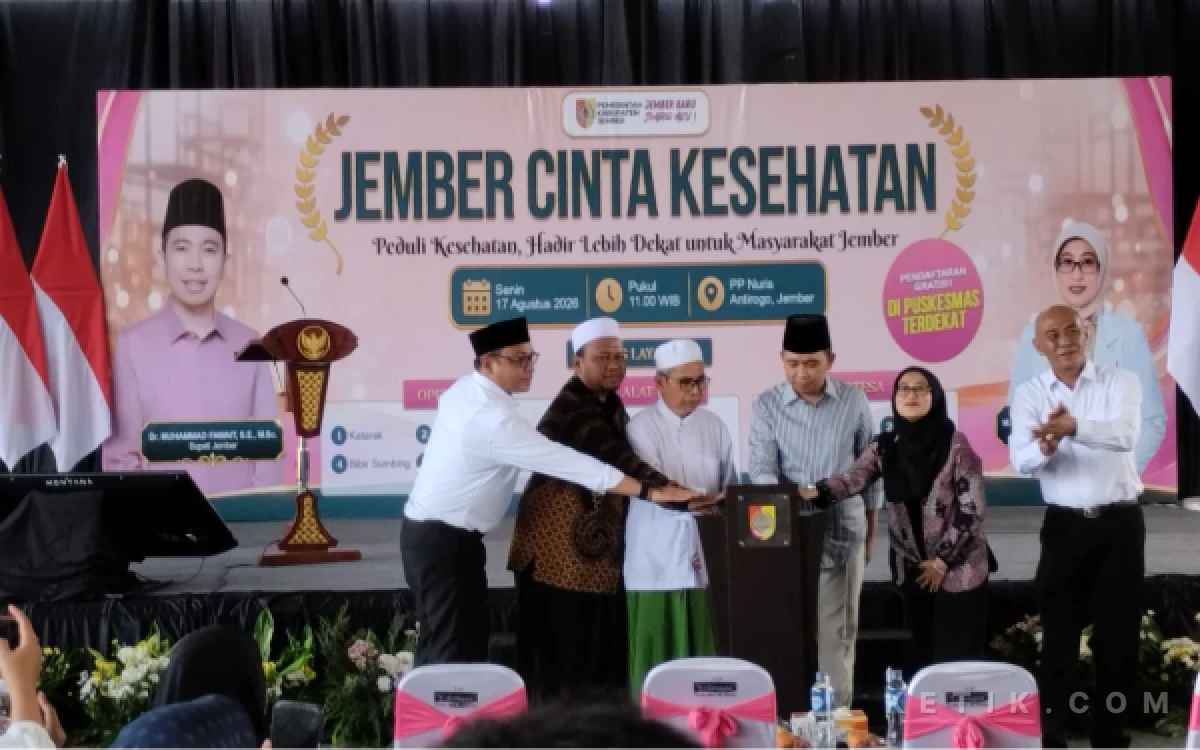 Thumbnail Berita - Bupati Jember Luncurkan Jember Cinta Kesehatan, Targetkan 10.000 Peserta