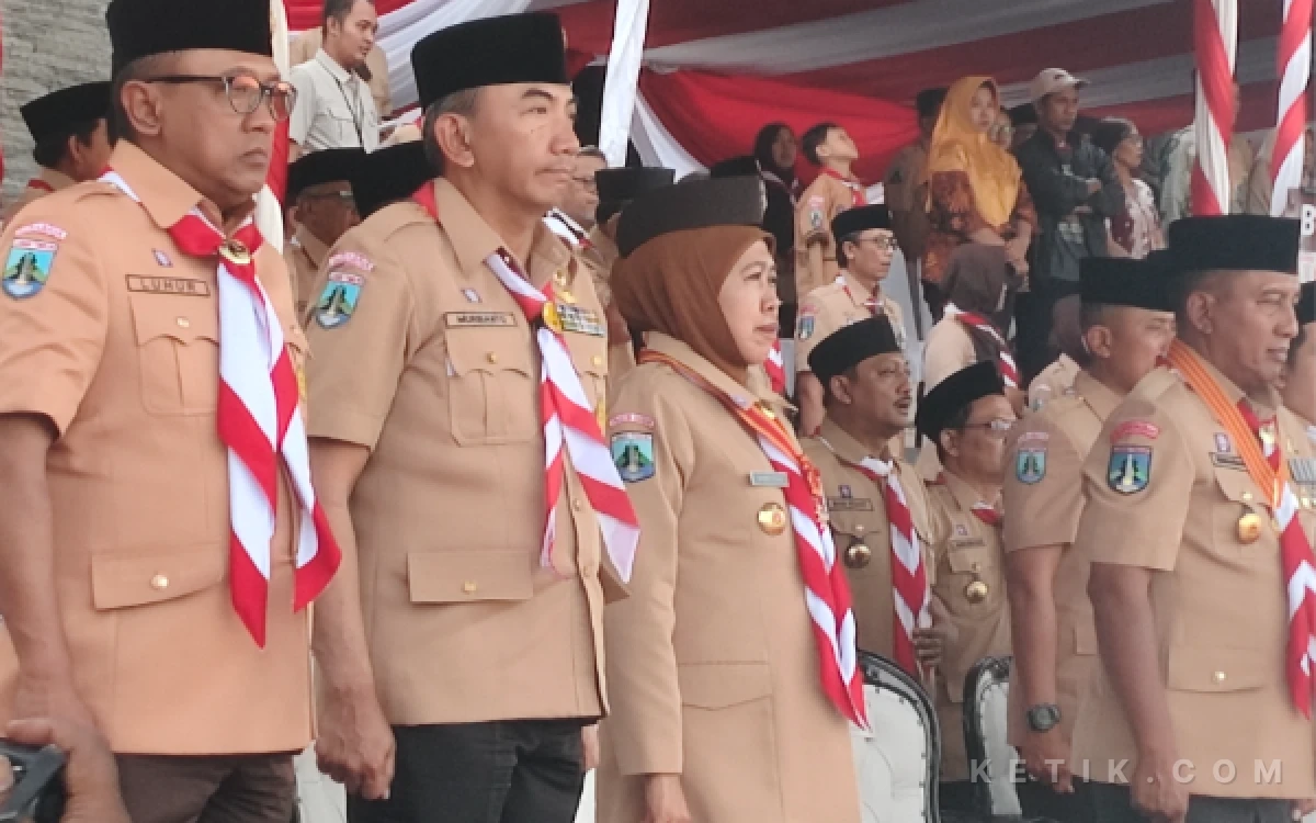 Thumbnail Berita - Peringatan Hari Pramuka Ke-65, Khofifah Berharap Jadi Pelopor Garda Terdepan Ketahanan Pangan