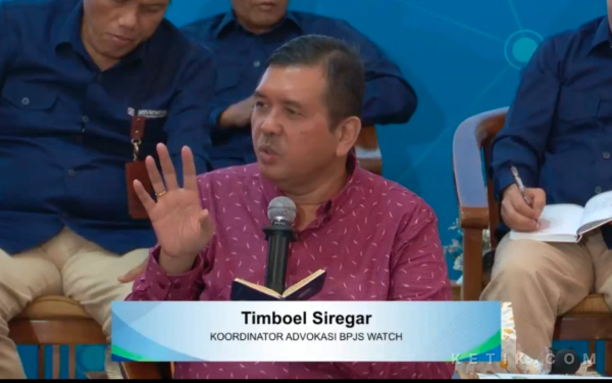 Foto Nara sumber Timboel Siregar Koordinator Advokasi BPJS watch