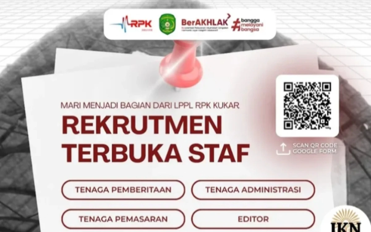 Thumbnail Berita - LPPL RPK Kukar Cari Talenta Baru, Lowongan untuk Bidang Media hingga Pemasaran Resmi Dibuka