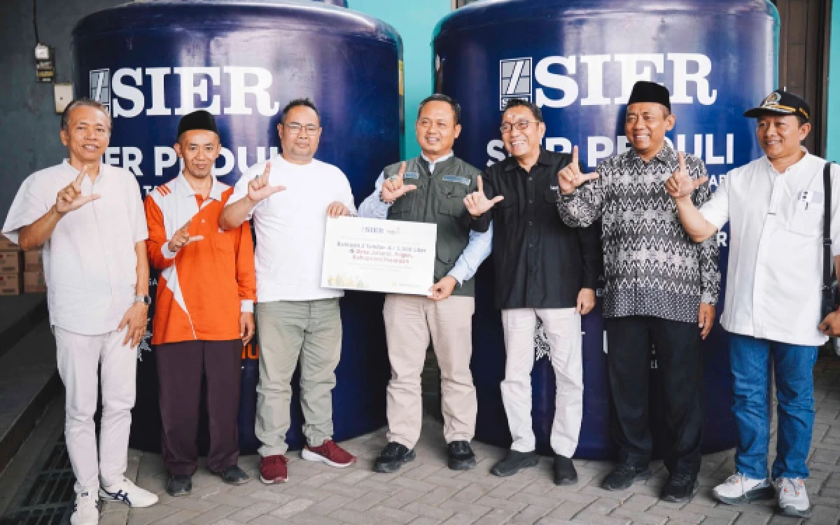 Thumbnail Berita - Bantu Korban Kebakaran Arjuno, SIER Salurkan Dua Tandon Air