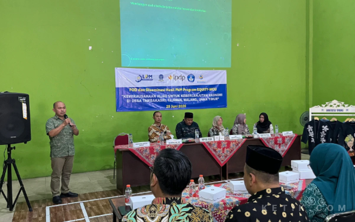 Thumbnail Berita - Pengabdian Berkelanjutan, Dosen UT Malang Dampingi Warga Tambakasri Kembangkan Kewirausahaan Hijau