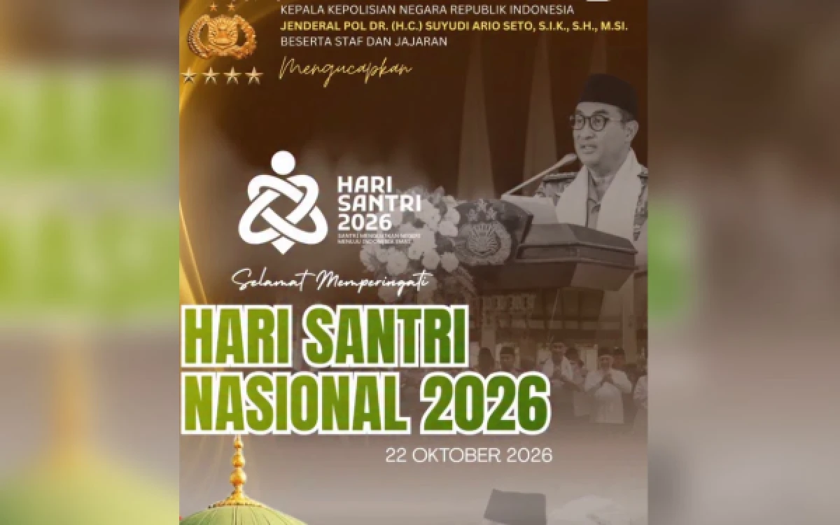 Thumbnail Berita - Peringati Hari Santri 2026, Kapolri Ajak Generasi Muda Perkuat Persatuan