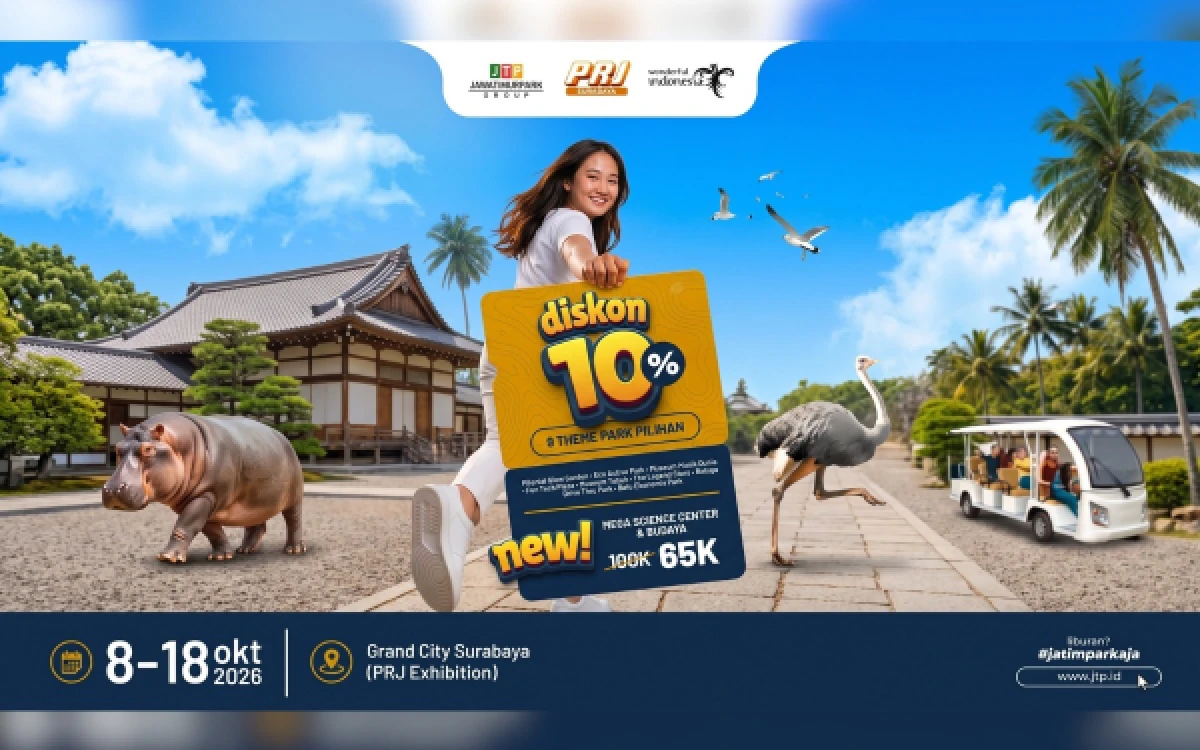 Thumbnail Berita - Jatim Park Group Buka Promo Besar di PRJ Surabaya, Tiket Wisata Mulai Rp65 Ribu!