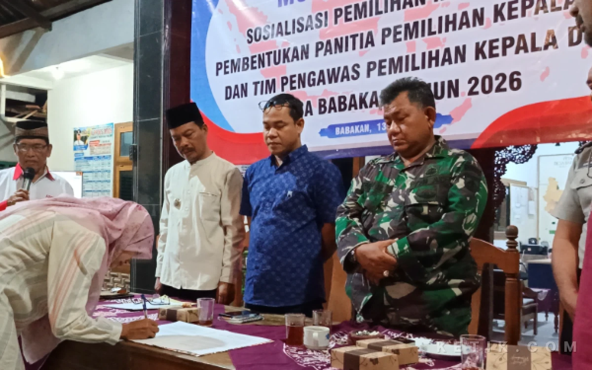 Thumbnail Berita - Panitia Pilkades Babakan 2026 Resmi Dibentuk, Camat Bodeh Pemalang Tegaskan Netralitas