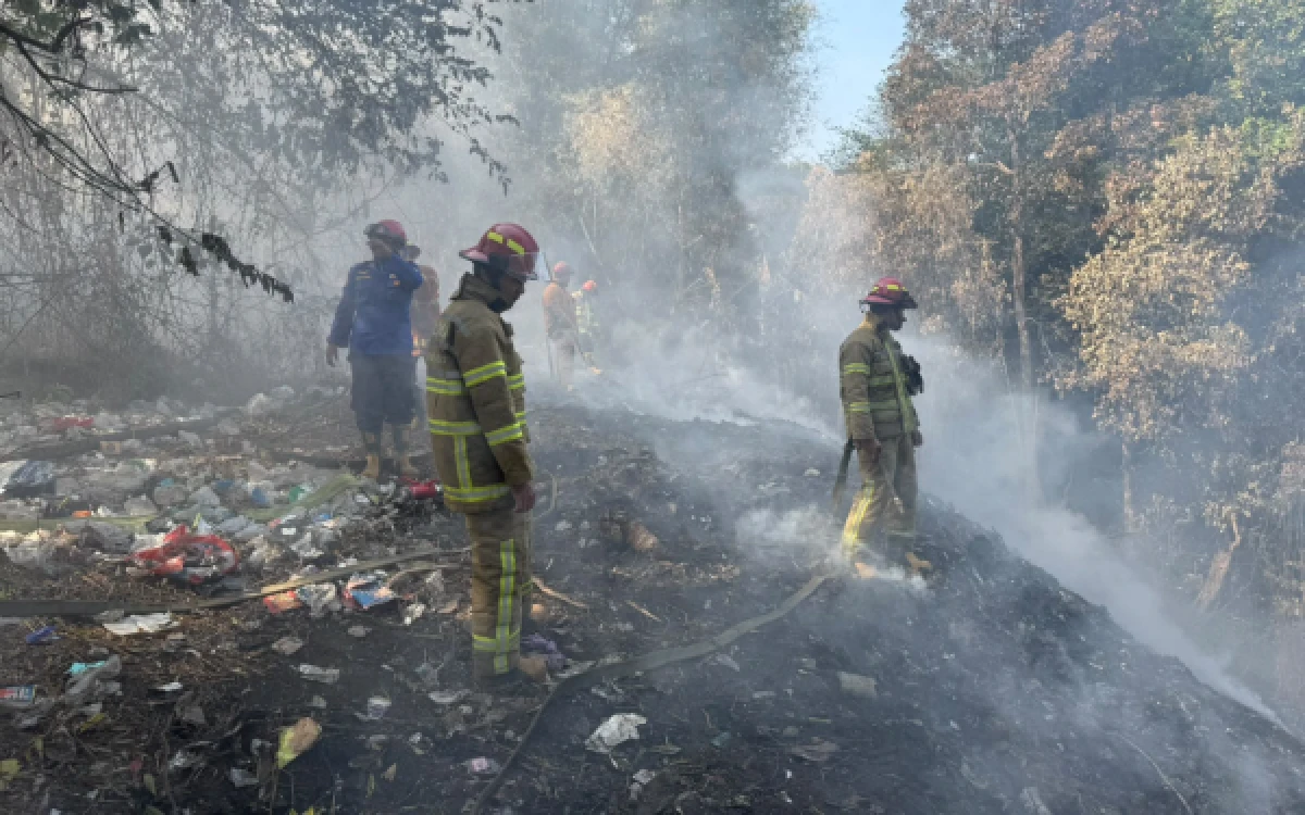 Thumbnail Berita - TPS Jatimulyo Malang Terbakar, Diduga Pemicunya Puntung Rokok