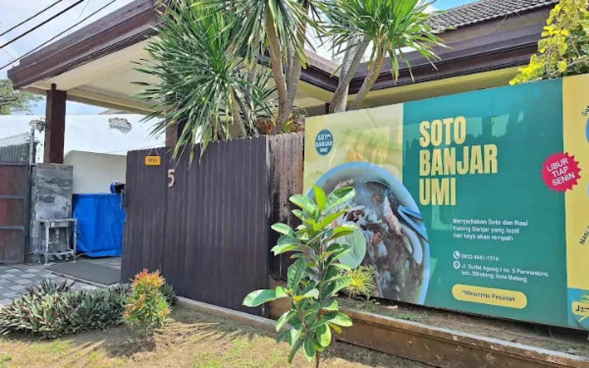 Foto Soto Banjar Umi yang telah menjadi destinasi kuliner tradisional favorit di Kota Malang. (Foto: Google Maps Chris Arsen)