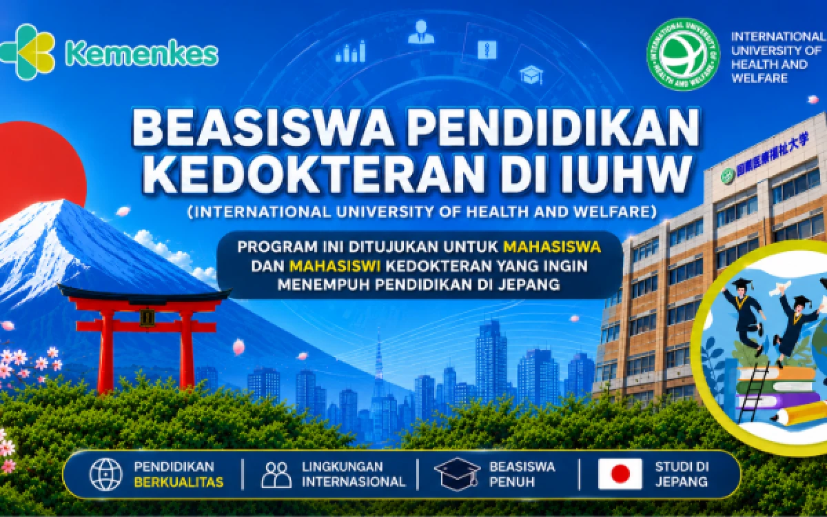 Thumbnail Berita - Kemenkes Buka Beasiswa Pendidikan Kedokteran di Jepang, Buruan Daftar!