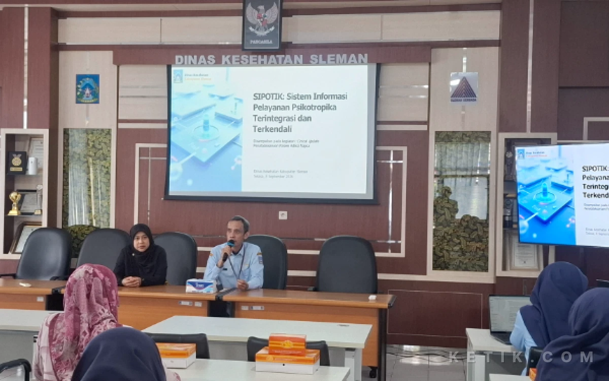Thumbnail Berita - Dinkes Sleman Sosialisasikan Aplikasi SIPOTIK, Tekan Praktik 'Doctor Shopping' Obat Penenang