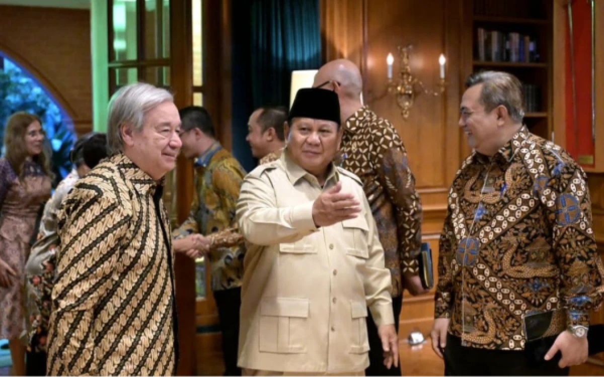 Thumbnail Berita - Presiden Prabowo Terima Sekjen PBB António Guterres di Hambalang, Bahas Kerja Sama Global