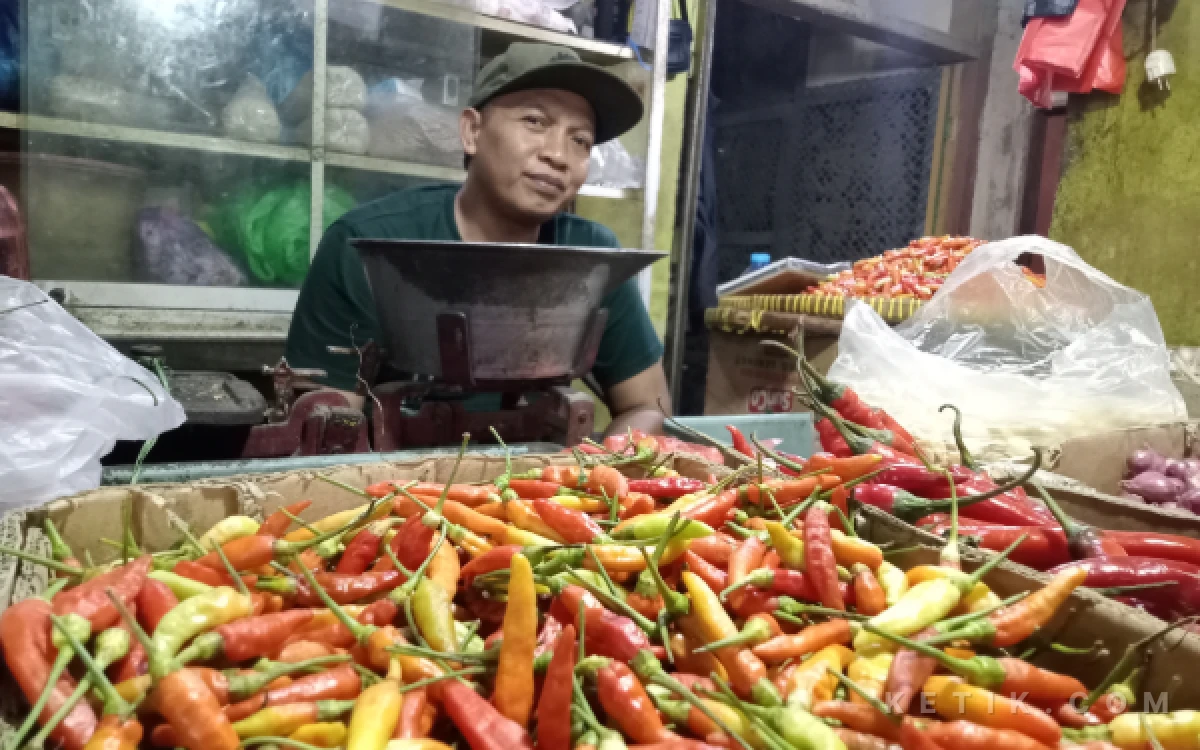 Thumbnail Berita - Dilanda Kemarau Panjang, Harga Cabai di Pasar Besar Malang Capai Rp65 Ribu Per Kilogram
